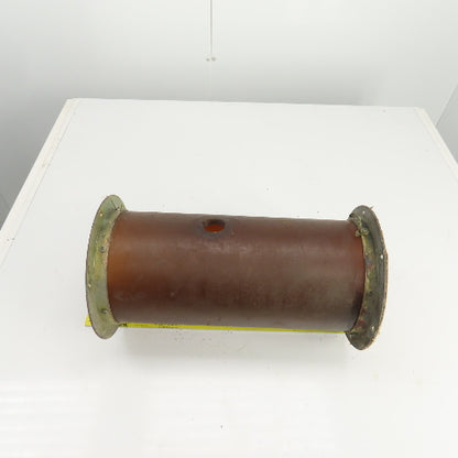 7" Flanged Shot Peen Sand Blast Abrasion Resistant Duct Connector 18-1/2"L