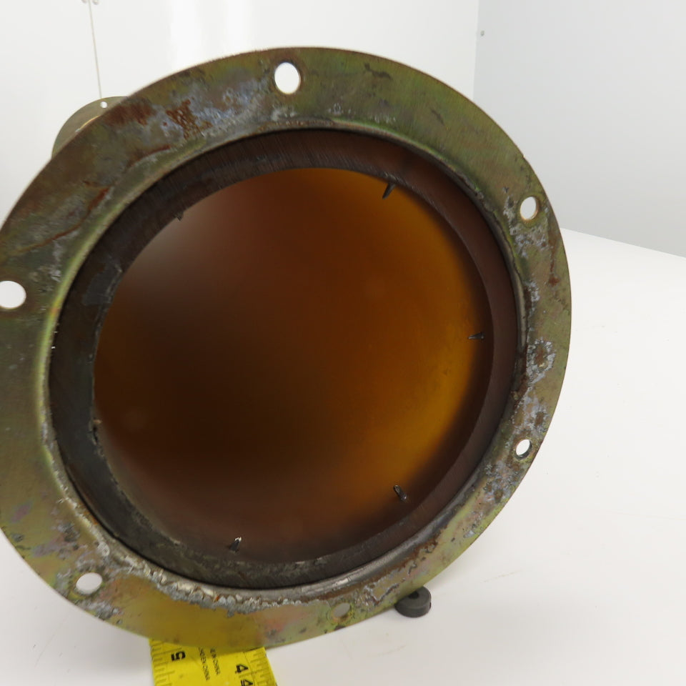 7" Flanged Shot Peen Sand Blast Abrasion Resistant Duct Connector 40-1/2"L