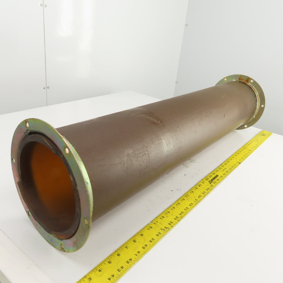 7" Flanged Shot Peen Sand Blast Abrasion Resistant Duct Connector 40-1/2"L