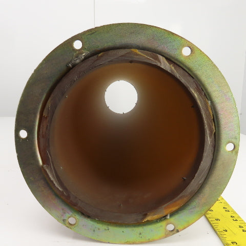 7" Flanged Shot Peen Sand Blast Abrasion Resistant Duct Connector 40-1/2"L