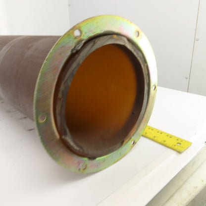 7" Flanged Shot Peen Sand Blast Abrasion Resistant Duct Connector 40-1/2"L