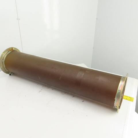7" Flanged Shot Peen Sand Blast Abrasion Resistant Duct Connector 40-1/2"L
