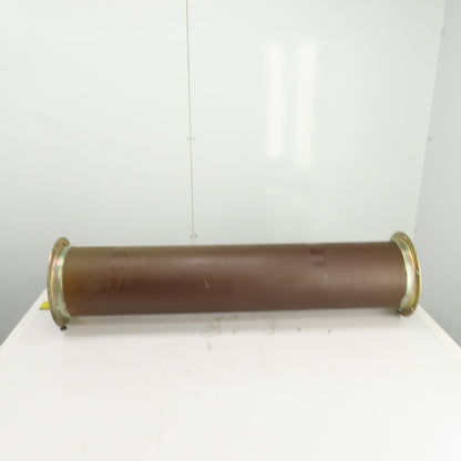 7" Flanged Shot Peen Sand Blast Abrasion Resistant Duct Connector 40-1/2"L