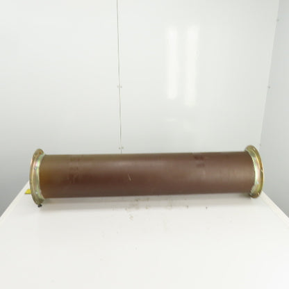 7" Flanged Shot Peen Sand Blast Abrasion Resistant Duct Connector 40-1/2"L