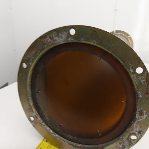 7" Flanged Shot Peen Sand Blast Abrasion Resistant Duct Connector 40-1/2"L