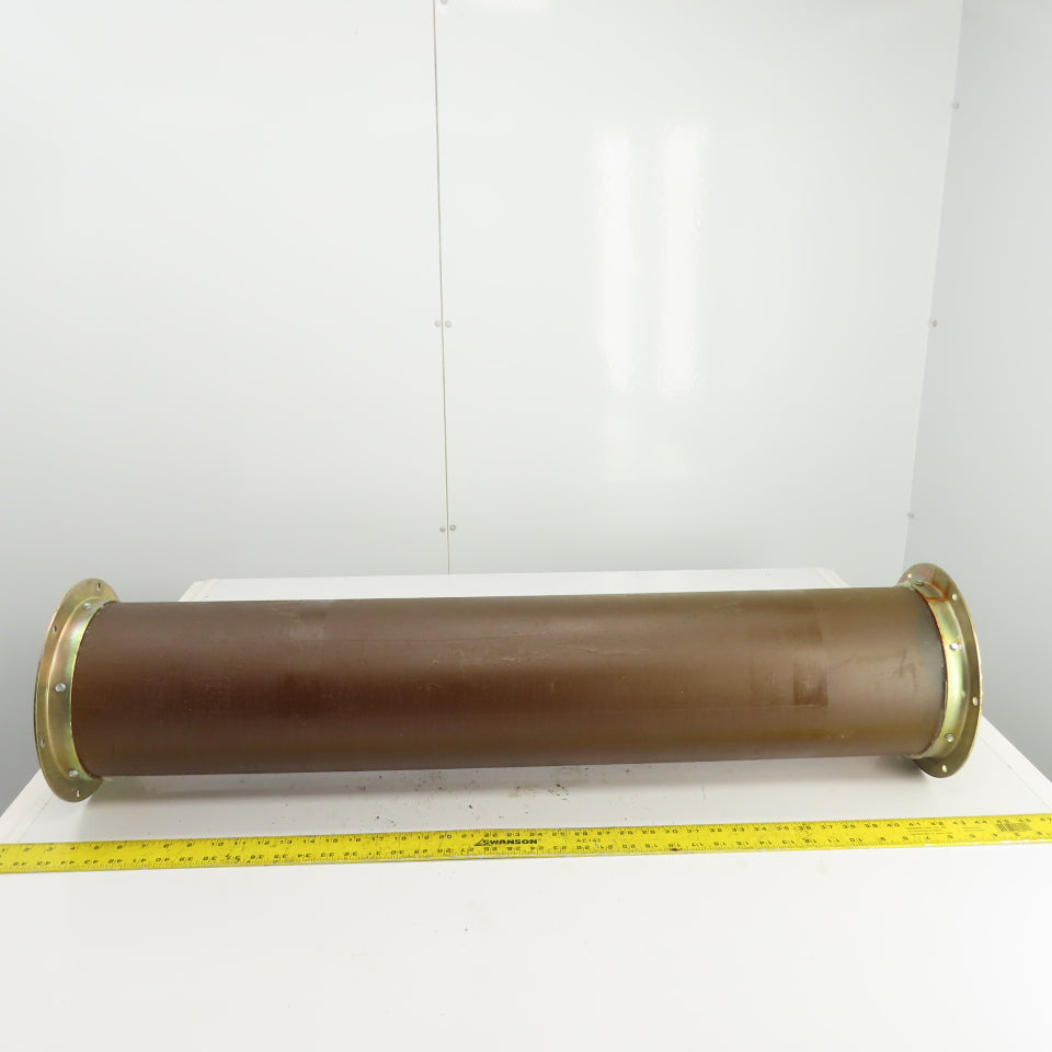 7" Flanged Shot Peen Sand Blast Abrasion Resistant Duct Connector 40-1/2"L