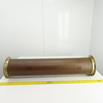 7" Flanged Shot Peen Sand Blast Abrasion Resistant Duct Connector 40-1/2"L