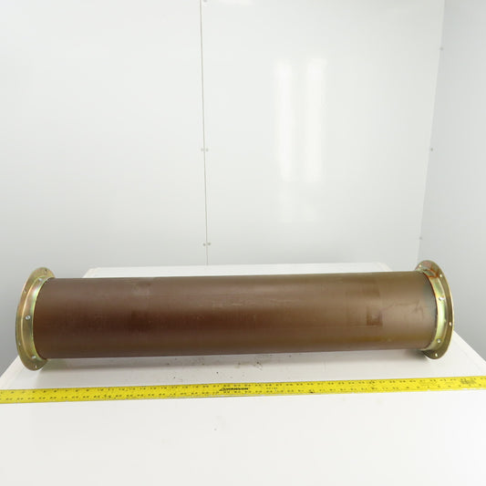 7" Flanged Shot Peen Sand Blast Abrasion Resistant Duct Connector 40-1/2"L