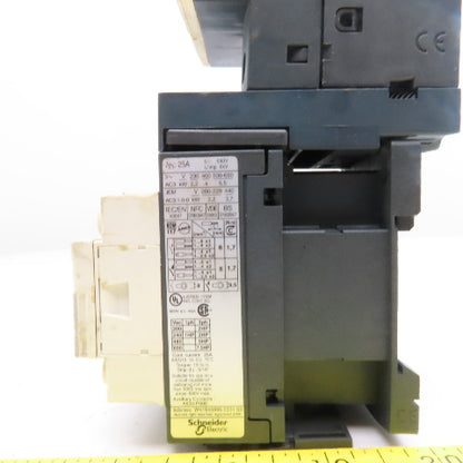 Telemecanique GV2ME05 LC1S096 600V 1/2Hp 3Ph Reversing Contactor 0.63-1A Trip