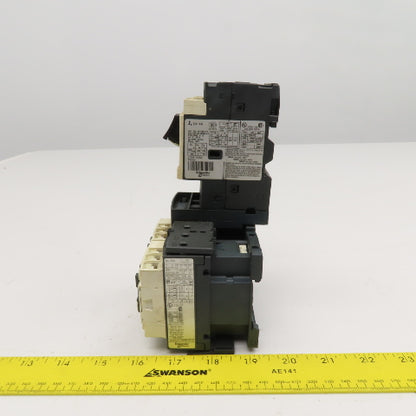 Telemecanique GV2ME08 LC1S096 600V 3Hp 3Ph Reversing Contactor 2.5-4A Trip