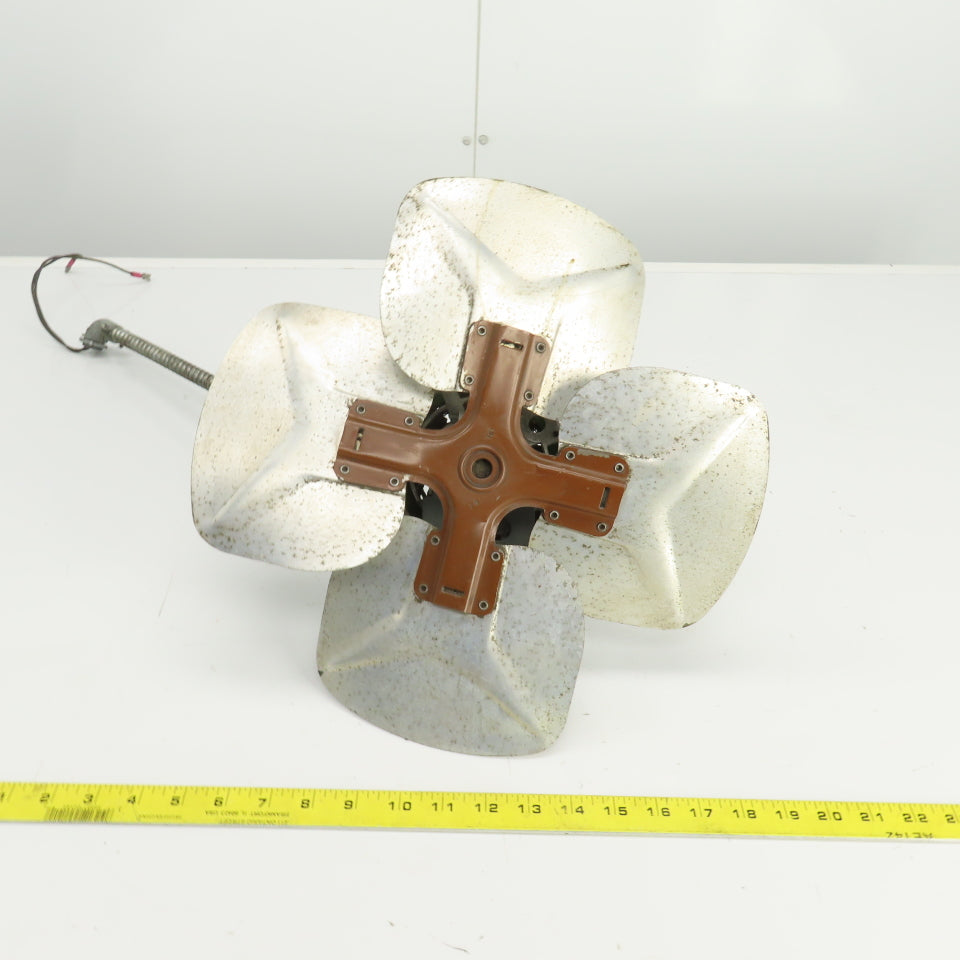 General Electric 5KSP29BG 1/20HP 4 Blade 14" Fan & Motor 1550RPM 115V 2.50A 60HZ