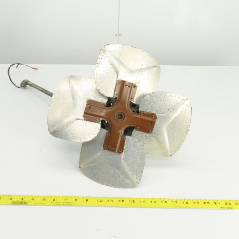 General Electric 5KSP29BG 1/20HP 4 Blade 14" Fan & Motor 1550RPM 115V 2.50A 60HZ