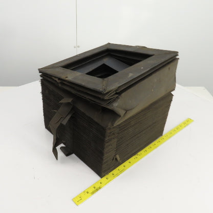 8-1/2" x 8-1/2" Square ID x 11' Long Accordion Style Way Cover Bellows