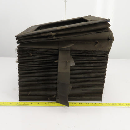 8-1/2" x 8-1/2" Square ID x 11' Long Accordion Style Way Cover Bellows