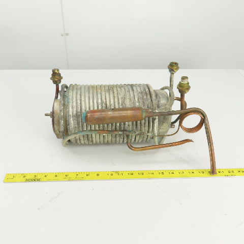 1/2 Gallon Water/Coolant Cooling Condenser W/Coils