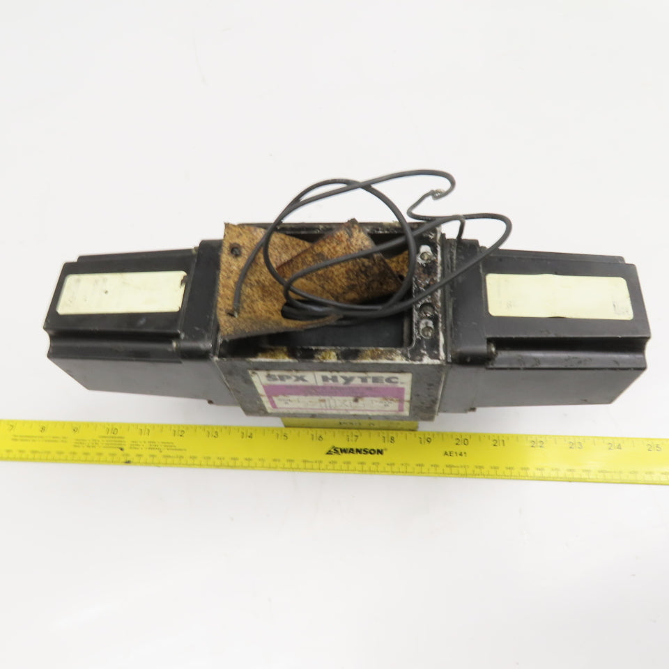 SPX Hytec No. 9612 Model B 4 Way 2 Position Hydraulic Valve 115V Coil