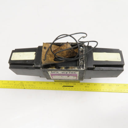 SPX Hytec No. 9612 Model B 4 Way 2 Position Hydraulic Valve 115V Coil