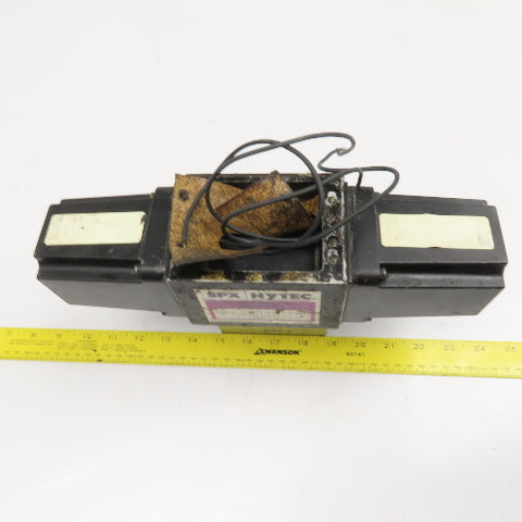 SPX Hytec No. 9612 Model B 4 Way 2 Position Hydraulic Valve 115V Coil