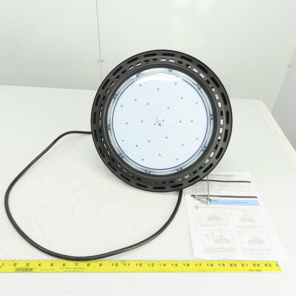 Green Lighting EV-U240W UFO High Bay Light 240W 100-277V W/Emergency Driver