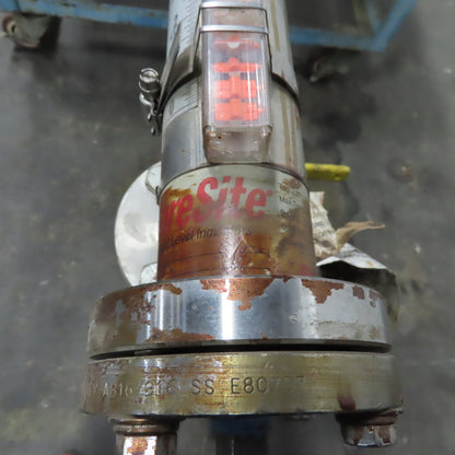 Gems Suresight Visual Liquid Level Indicator 106" 300°F Side Port Flange 1-1/2"