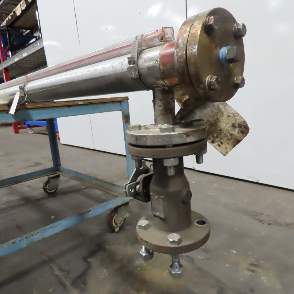 Gems Suresight Visual Liquid Level Indicator 106" 300°F Side Port Flange 1-1/2"