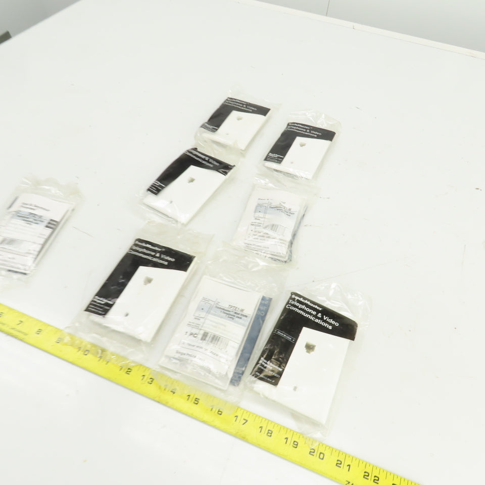 Pass & Seymour TPTE1-W Wall Plate Telephone Jack Lot Of 8