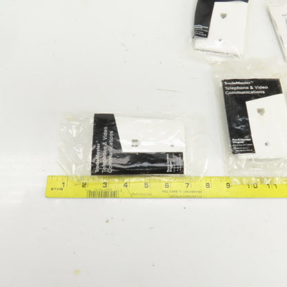 Pass & Seymour TPTE1-W Wall Plate Telephone Jack Lot Of 8