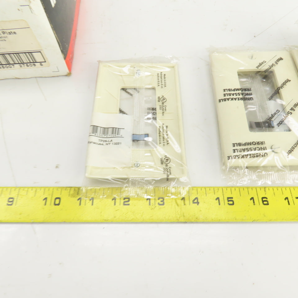 Pass & Seymour TP26-LA Light Almond Wall Plate Decorator Lot Of 29