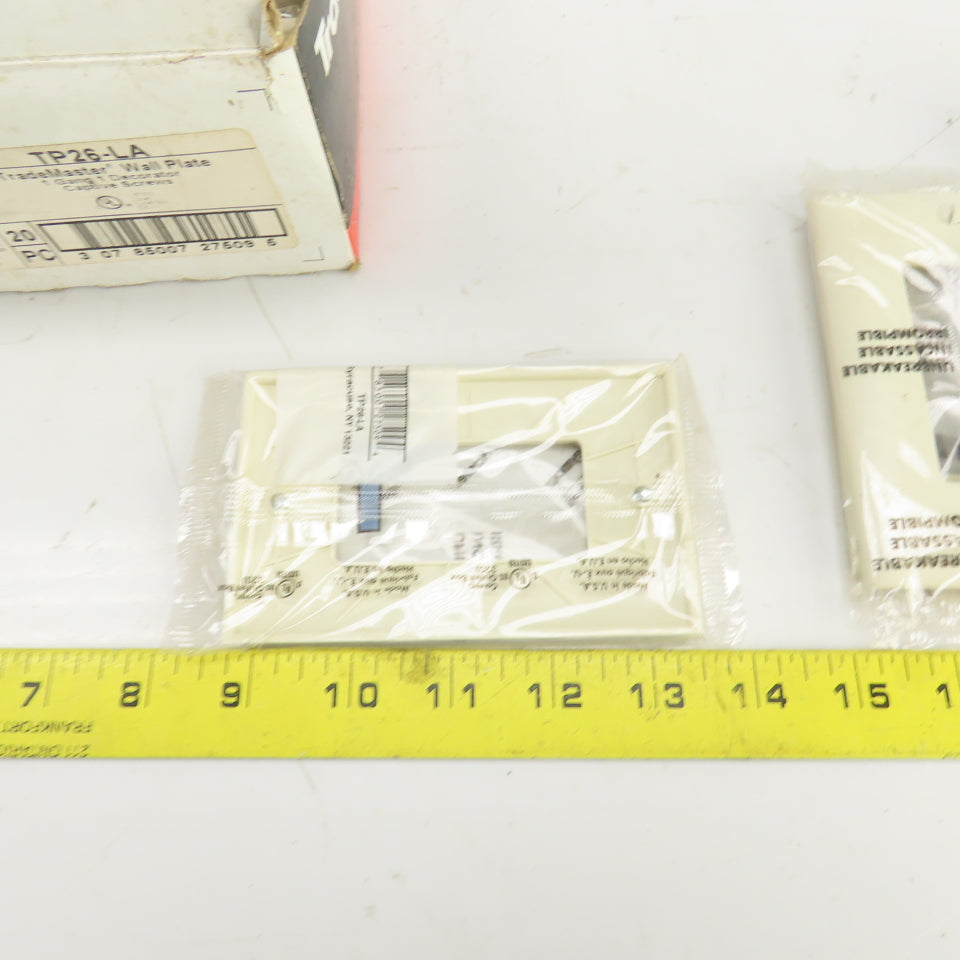 Pass & Seymour TP26-LA Light Almond Wall Plate Decorator Lot Of 29