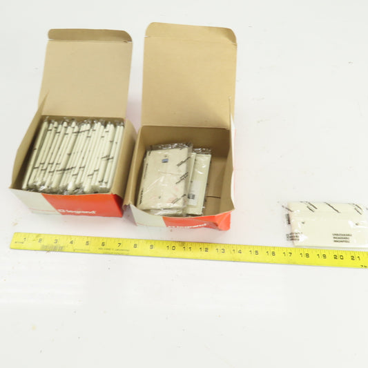 Pass & Seymour TP13-LA Light Almond Wall Plate Blank Box Mount Lot Of 25
