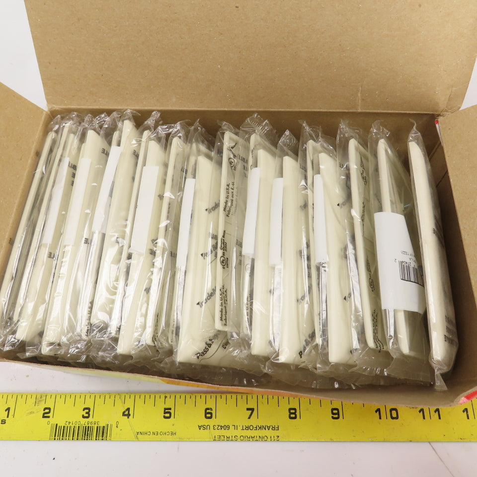 Pass & Seymour TP1-LA Light Almond Wall Plate 1 Toggle 1 Gang Lot Of 45