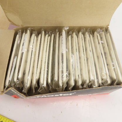 Pass & Seymour TP1-LA Light Almond Wall Plate 1 Toggle 1 Gang Lot Of 45