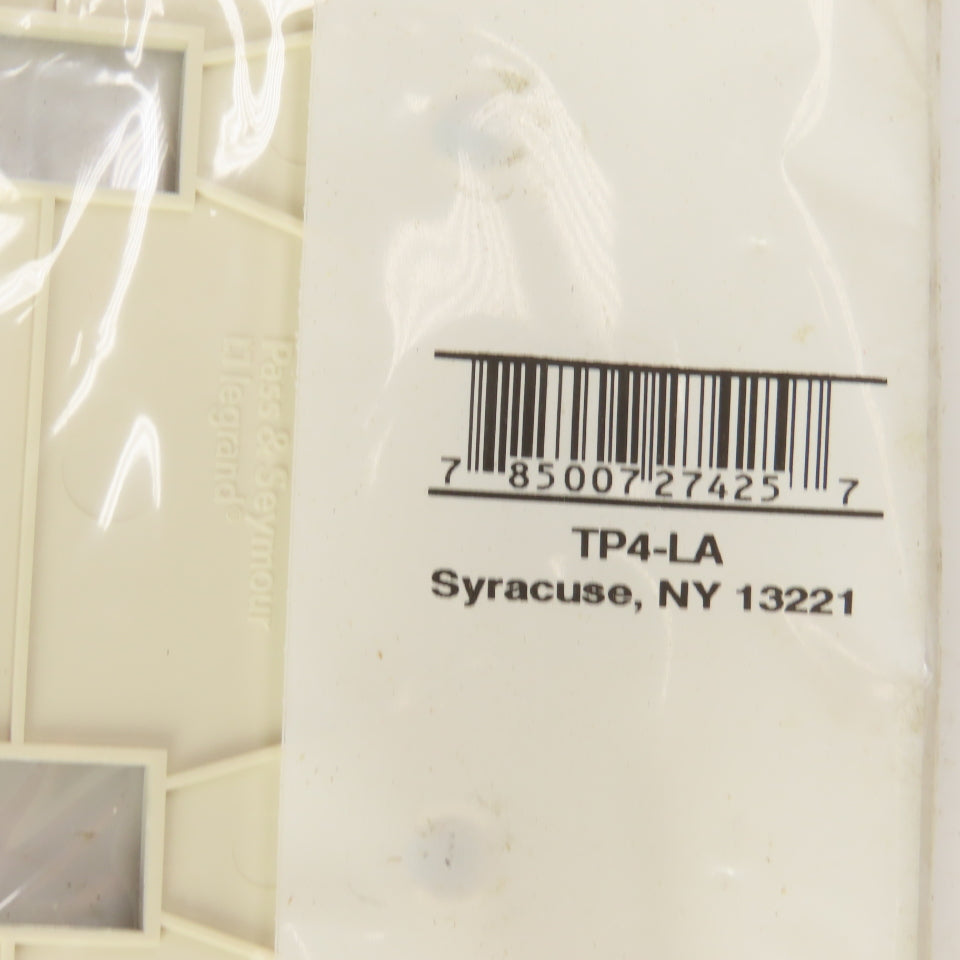 Pass & Seymour TP4-LA Light Almond Wall Plate 4 Toggle Switch Cover Lot Of 18