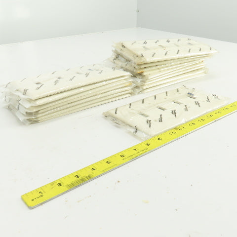 Pass & Seymour TP4-LA Light Almond Wall Plate 4 Toggle Switch Cover Lot Of 18