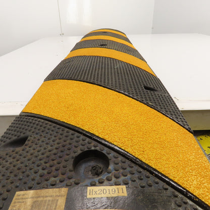 Seton Y264715 6'x12" Reflective 2 Trough Safety Wire Bridge Mat Cover Speed Bump