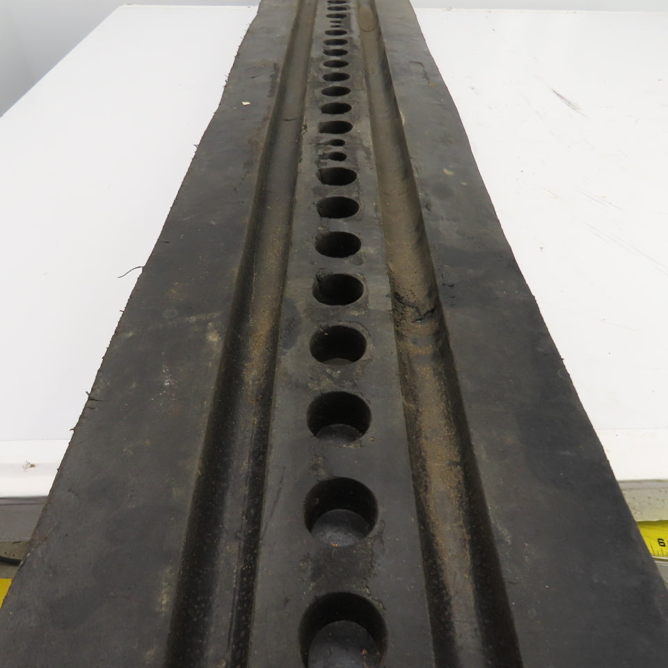 Seton Y264715 6'x12" Reflective 2 Trough Safety Wire Bridge Mat Cover Speed Bump