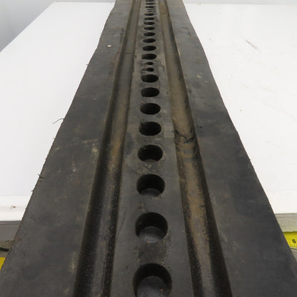 Seton Y264715 6'x12" Reflective 2 Trough Safety Wire Bridge Mat Cover Speed Bump