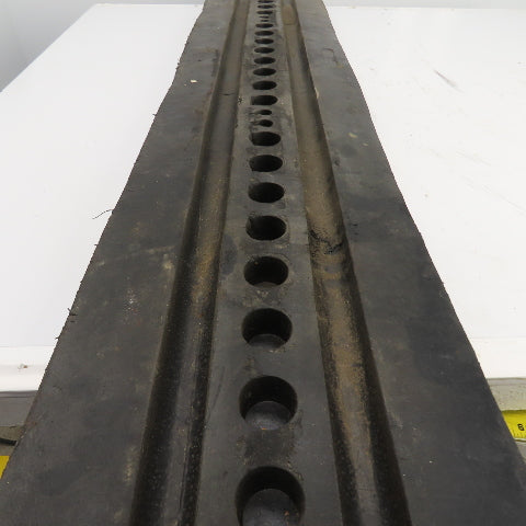 Seton Y264715 6'x12" Reflective 2 Trough Safety Wire Bridge Mat Cover Speed Bump