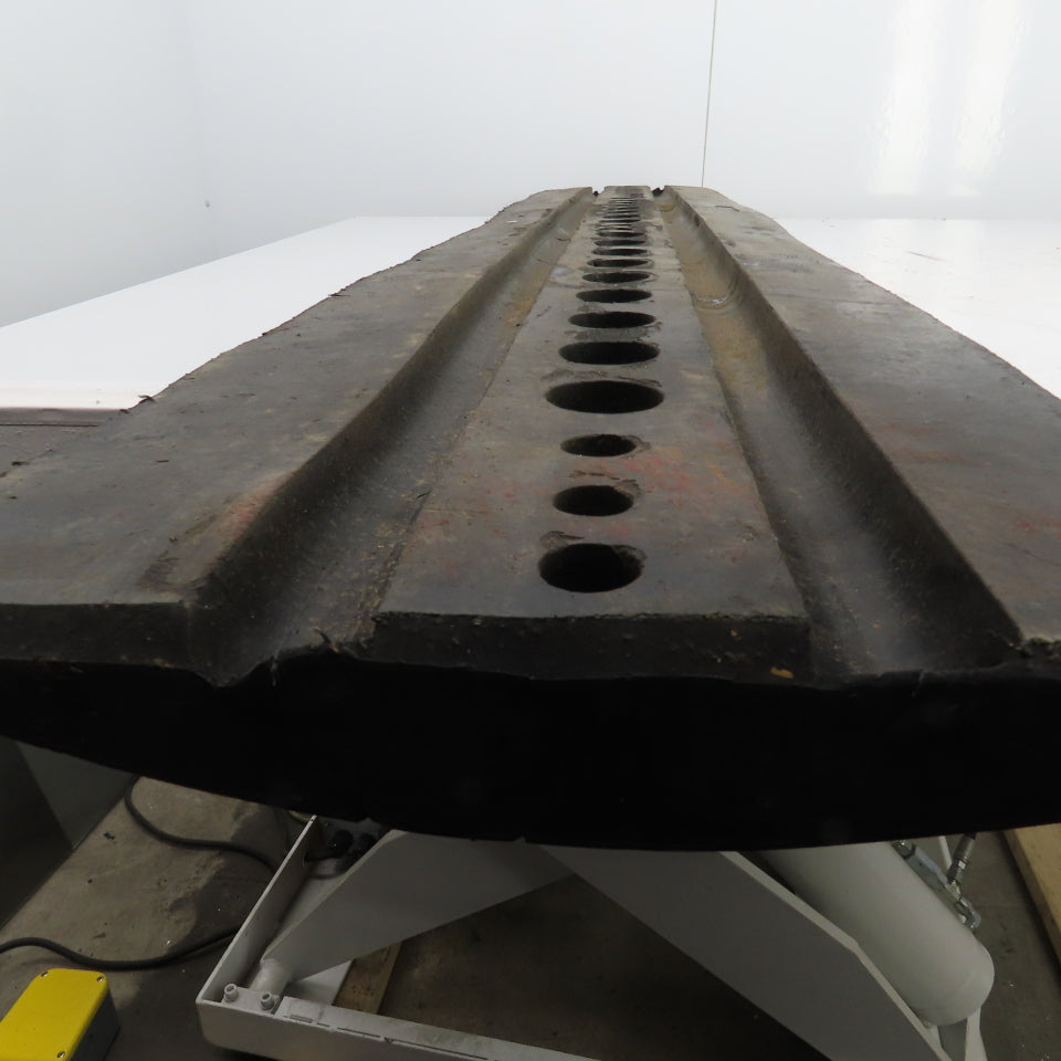Seton Y264715 6'x12" Reflective 2 Trough Safety Wire Bridge Mat Cover Speed Bump