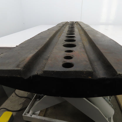 Seton Y264715 6'x12" Reflective 2 Trough Safety Wire Bridge Mat Cover Speed Bump