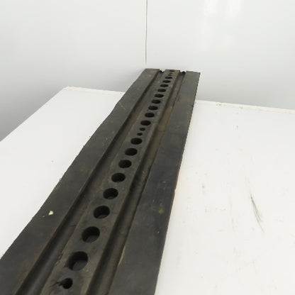 Seton Y264715 6'x12" Reflective 2 Trough Safety Wire Bridge Mat Cover Speed Bump