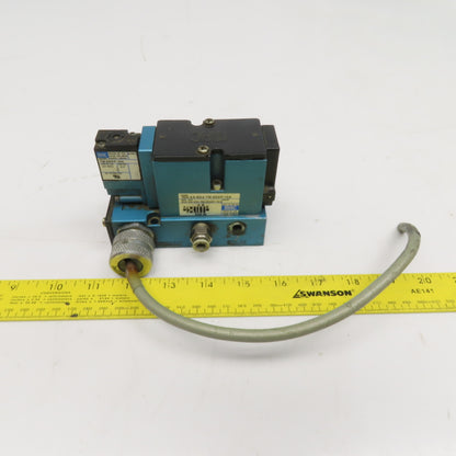 MAC 82A-AA-BAA-TM-DDAP-1DA 2 Way Pneumatic Solenoid Valve 24VDC
