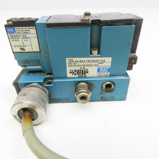 MAC 82A-AA-BAA-TM-DDAP-1DA 2 Way Pneumatic Solenoid Valve 24VDC