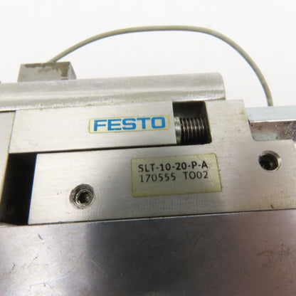 Festo SLT-10-20-P-A Mini Slide Plate Actuator 20x10mm Stroke W/ Sensors