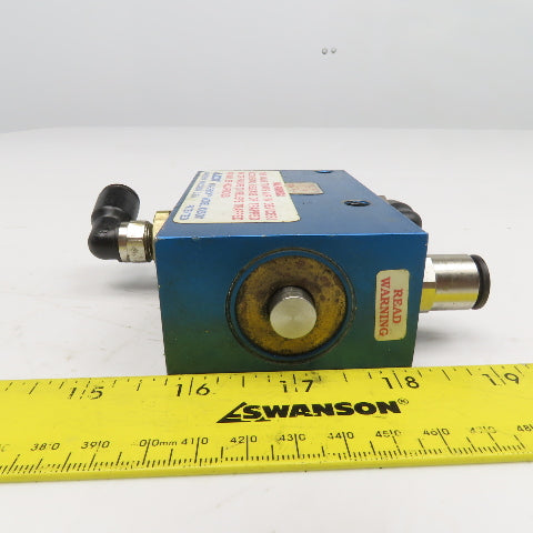 Aladco Nu-Check 305001 Pneumatic Check Manual Or Pilot Release 1/2" NPT