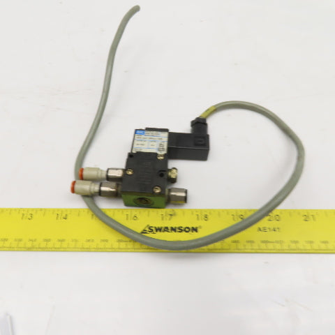 MAC 45A-AA1-DDAJ-1KD 1/8" NPT 4/2 Way Solenoid Valve 24VDC Coil