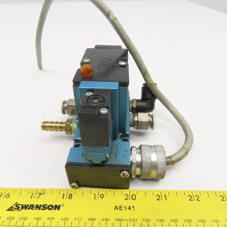 MAC 82A-AC-BKA-TM-DDAP-1DA 3/8" NPT 4/2 Way Pneumatic Solenoid Valve 24VDC