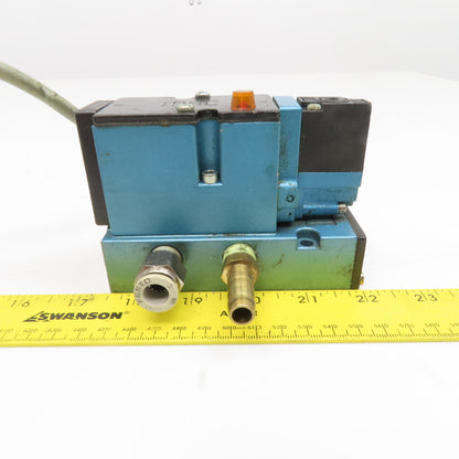 MAC 82A-AC-BKA-TM-DDAP-1DA 3/8" NPT 4/2 Way Pneumatic Solenoid Valve 24VDC