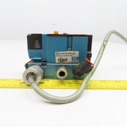 MAC 82A-AC-BKA-TM-DDAP-1DA 3/8" NPT 4/2 Way Pneumatic Solenoid Valve 24VDC