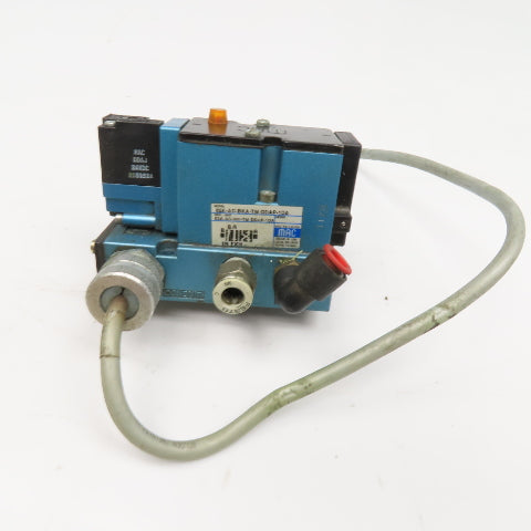 MAC 82A-AC-BKA-TM-DDAP-1DA 3/8" NPT 4/2 Way Pneumatic Solenoid Valve 24VDC